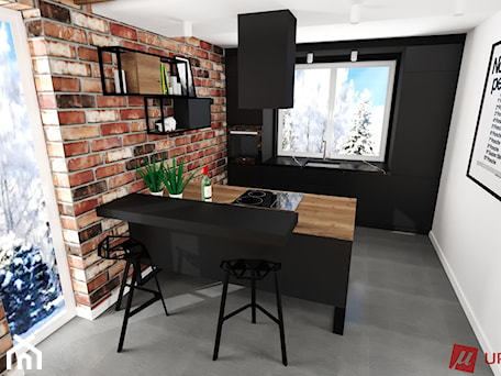 Aranżacje wnętrz - Kuchnia: Projekt LOFT - URIMEBLE. Przeglądaj, dodawaj i zapisuj najlepsze zdjęcia, pomysły i inspiracje designerskie. W bazie mamy już prawie milion fotografii!