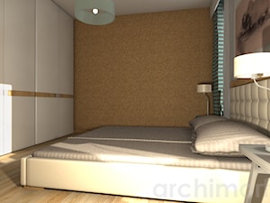 Mieszkanie w Grudziądzu Pastelowa nowoczesność - Sypialnia, styl nowoczesny - zdjęcie od ARCHIMORFOZA IDS