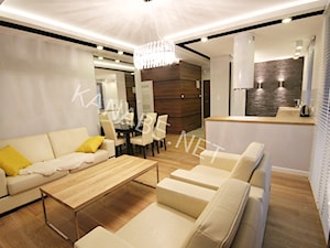 Nowoczesna klasyka Apartament 72 m2 Kielce - Salon, styl nowoczesny - zdjęcie od KAnaBE