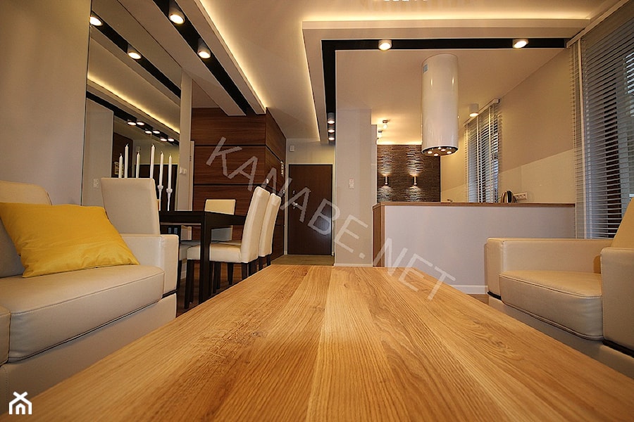 Nowoczesna klasyka Apartament 72 m2 Kielce - Salon, styl tradycyjny - zdjęcie od KAnaBE