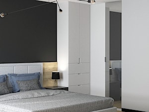 Sypialnia w nowoczesnym stylu - zdjęcie od OOMM Monika Buzun architekt wnętrz