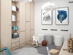 Zielono mi - Średni biały pokój dziecka dla dziecka dla dziewczynki, styl skandynawski - zdjęcie od DOMagała Design