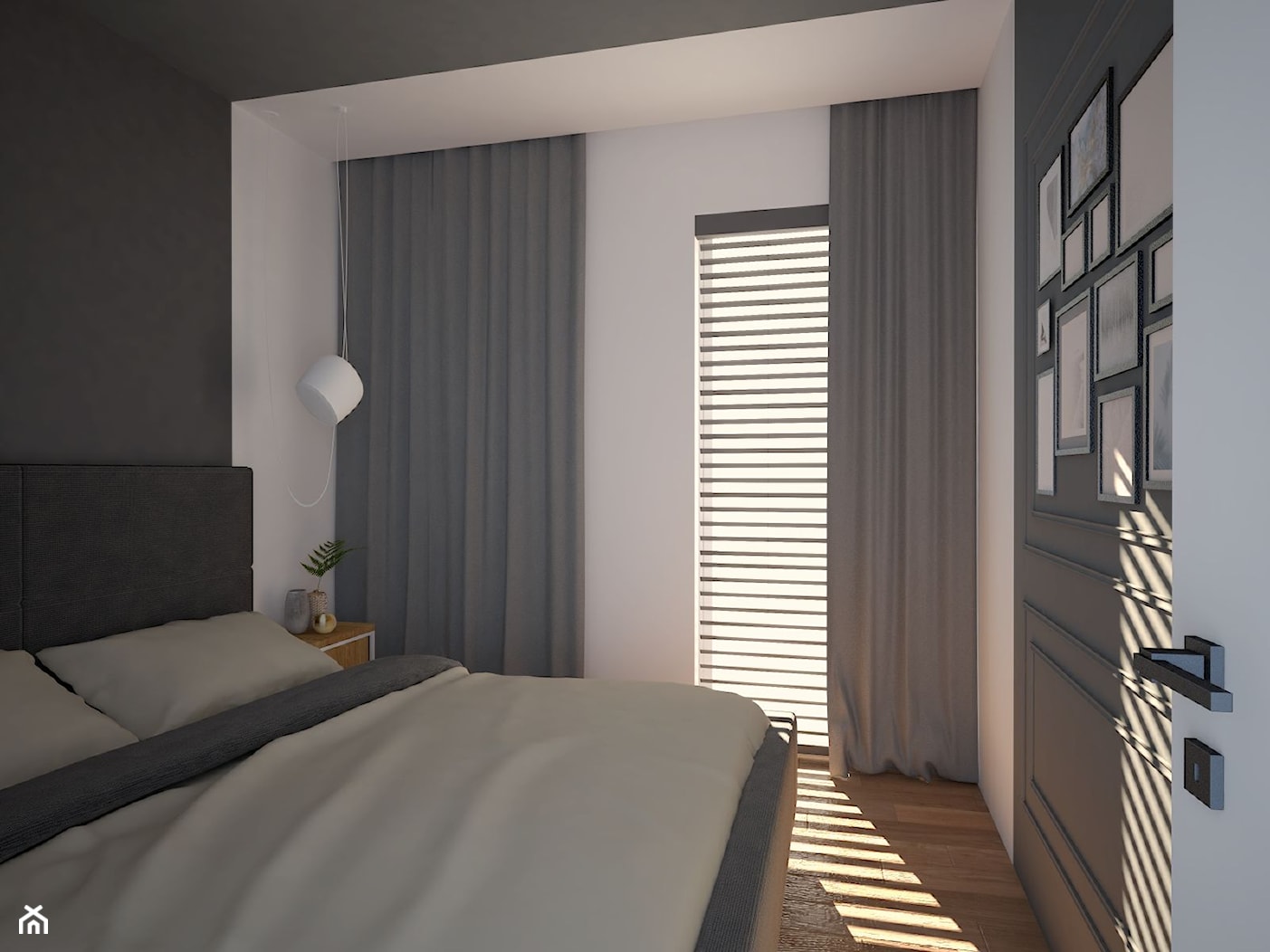 Minimalistyczna sypialnia - zdjęcie od Anna Freier Architektura Wnętrz - Homebook