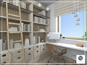 Domowe biuro z naturalnym światłem - zdjęcie od DoMilimetra