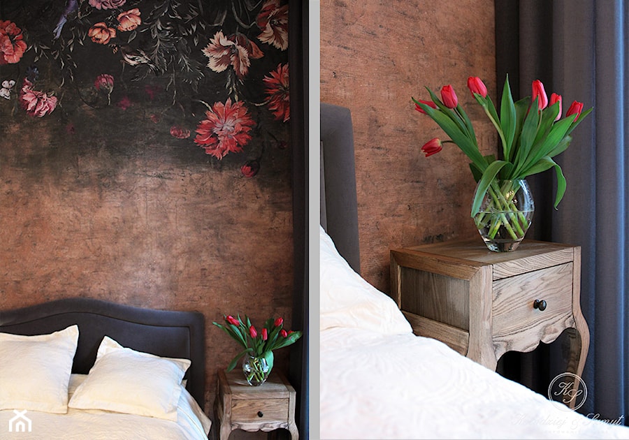 PARIS - Sypialnia, styl prowansalski - zdjęcie od Kołodziej & Szmyt Projektowanie Wnętrz