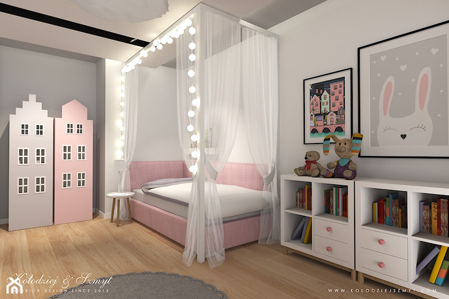 GIRL'S ROOM - Pokój dziecka, styl nowoczesny - zdjęcie od Kołodziej & Szmyt Projektowanie Wnętrz
