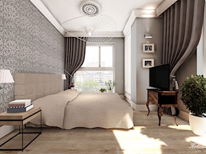 CYNAMONOWA - Sypialnia, styl nowoczesny - zdjęcie od Kołodziej & Szmyt Projektowanie Wnętrz