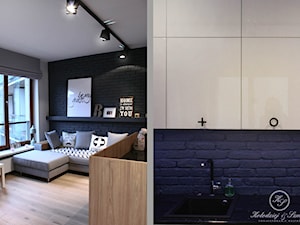 GREY II - Salon, styl nowoczesny - zdjęcie od Kołodziej & Szmyt Projektowanie Wnętrz