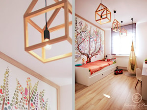 WOLA - Średni beżowy pokój dziecka dla dziecka dla chłopca dla dziewczynki, styl skandynawski - zdjęcie od Kołodziej & Szmyt Projektowanie Wnętrz