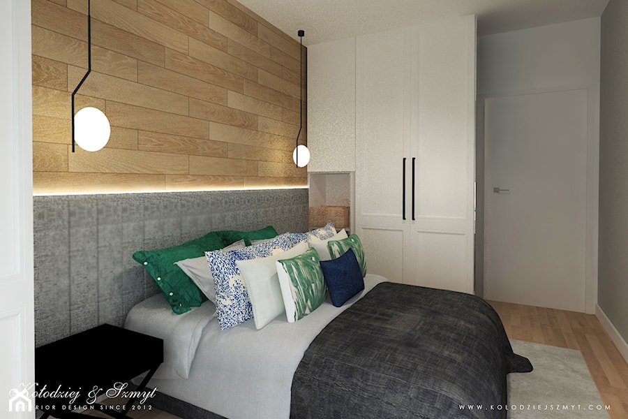LOFT - Sypialnia, styl nowoczesny - zdjęcie od Kołodziej & Szmyt Projektowanie Wnętrz