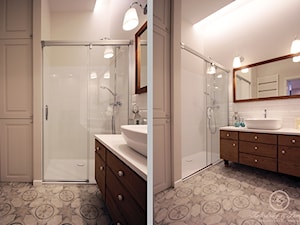 PARIS - Średnia łazienka, styl prowansalski - zdjęcie od Kołodziej & Szmyt Projektowanie Wnętrz