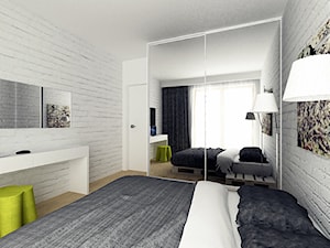 Mieszkanie we Wrocławiu/Flat in Wrocław - Sypialnia - zdjęcie od Marta Kulczycka Cooldesign Biuro Projektowe