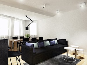 Mieszkanie we Wrocławiu-realizacja/Flat in Wrocław-realization - Salon - zdjęcie od Marta Kulczycka Cooldesign Biuro Projektowe