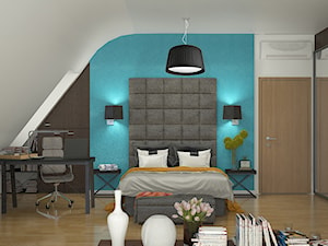 ul. Zwycięska - remont mieszkania - Sypialnia, styl nowoczesny - zdjęcie od ESSA Architektura