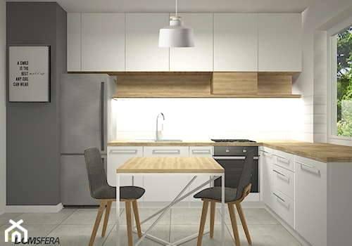 Mieszkanie w stylu surowym skandynawskim - Moderno - Kuchnia, styl skandynawski - zdjęcie od ESSA Architektura