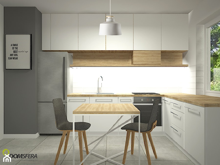 Mieszkanie w stylu surowym skandynawskim - Moderno - Kuchnia, styl skandynawski - zdjęcie od ESSA Architektura
