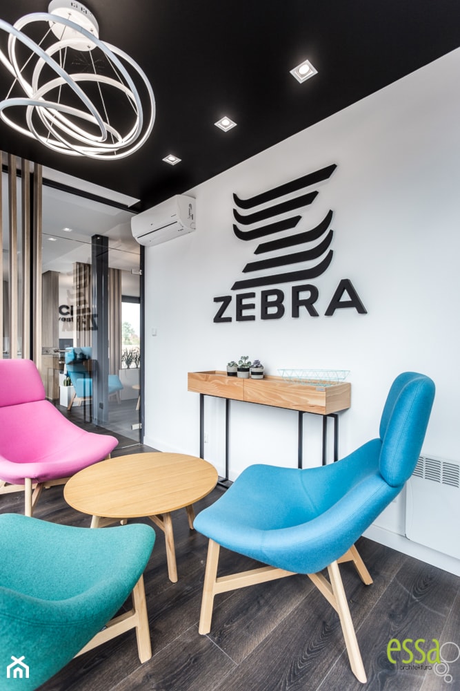 biuro sprzedaży Echo Zebra - Biuro, styl nowoczesny - zdjęcie od ESSA Architektura