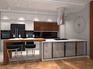 Apartament z oranżerią - Kuchnia, styl nowoczesny - zdjęcie od Studio eM2 Architektura Wnętrz
