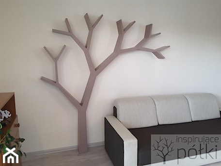 Aranżacje wnętrz - Salon: Półka jak drzewo 210x210x18cm - Inspirujace półki. Przeglądaj, dodawaj i zapisuj najlepsze zdjęcia, pomysły i inspiracje designerskie. W bazie mamy już prawie milion fotografii!