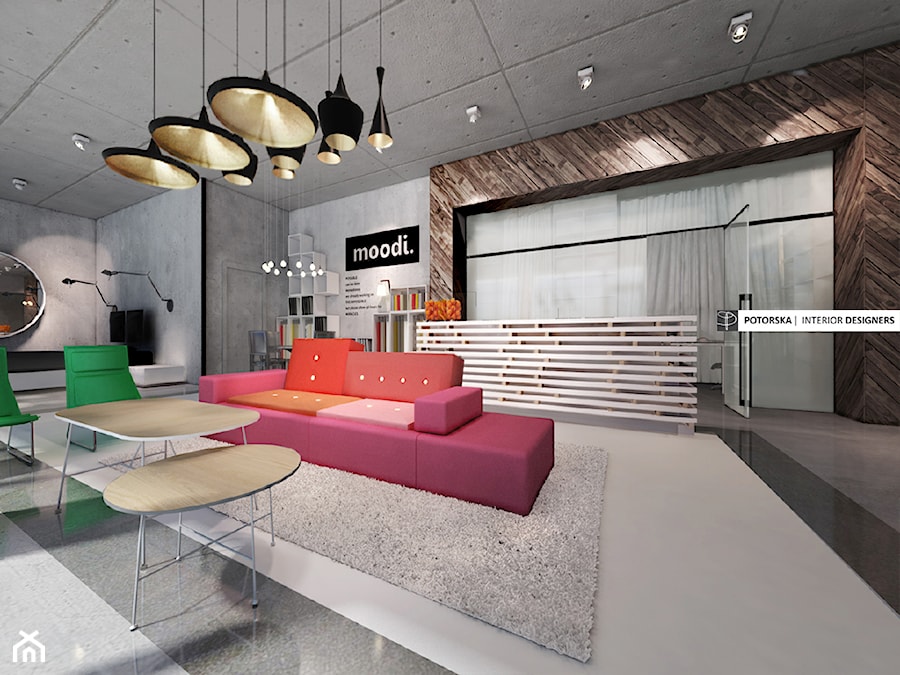Concept store Moodi - Wnętrza publiczne, styl industrialny - zdjęcie od studio POTORSKA