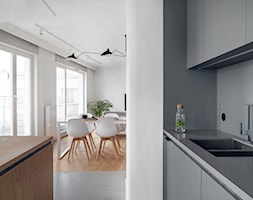 Apartament w Gdyni 90 m2 w Silver House - Kuchnia, styl nowoczesny - zdjęcie od studio POTORSKA - Homebook