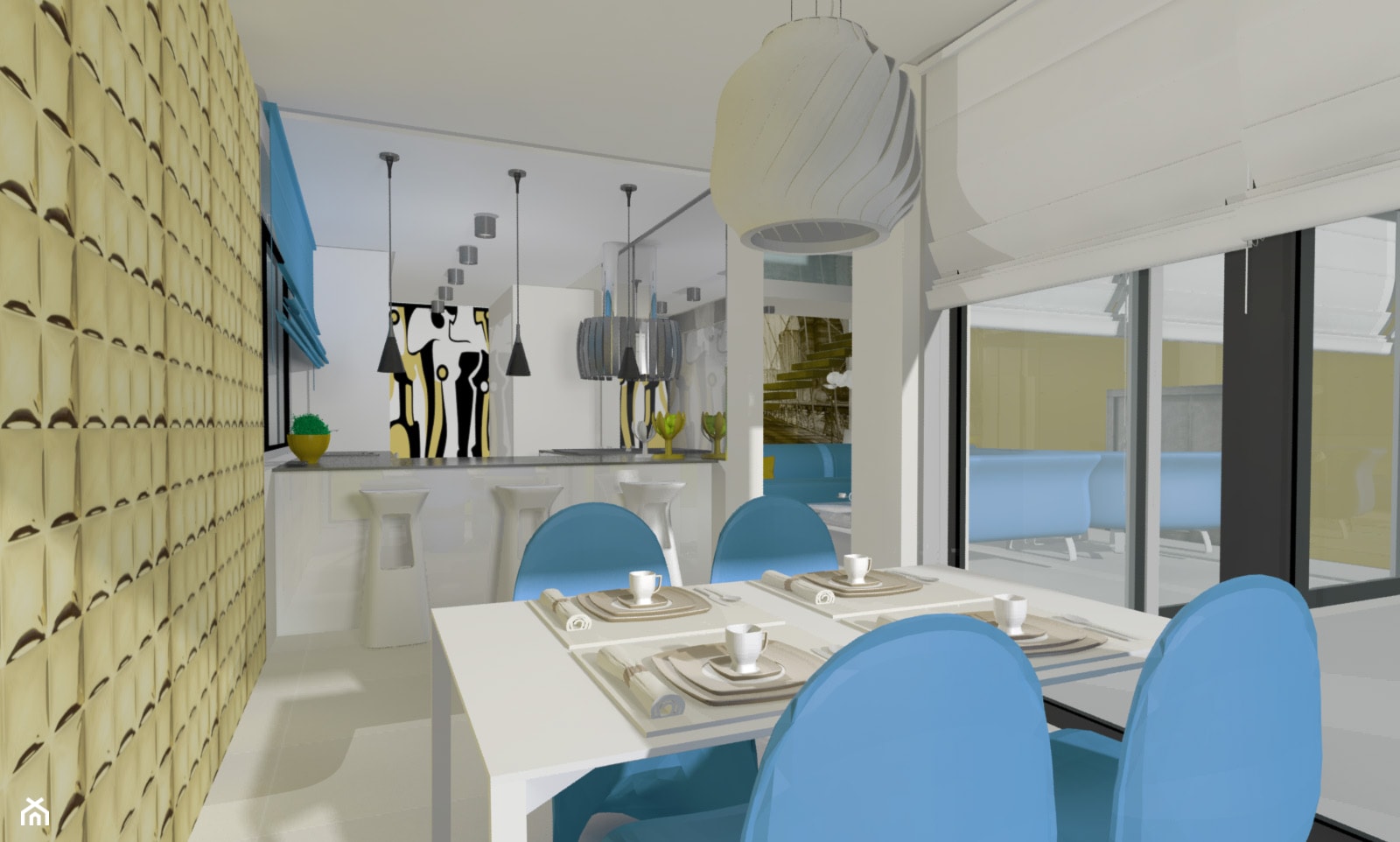 dom jednorodzinny - Kuchnia, styl nowoczesny - zdjęcie od IZEdesign - Homebook