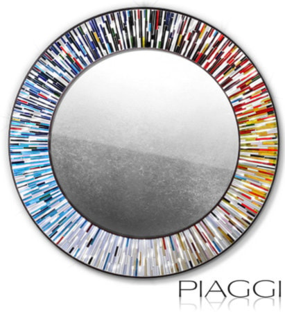 Lustro Piaggi Roulette Mulitcolore - zdjęcie od e-oprawa Sp. z o.o. - Homebook