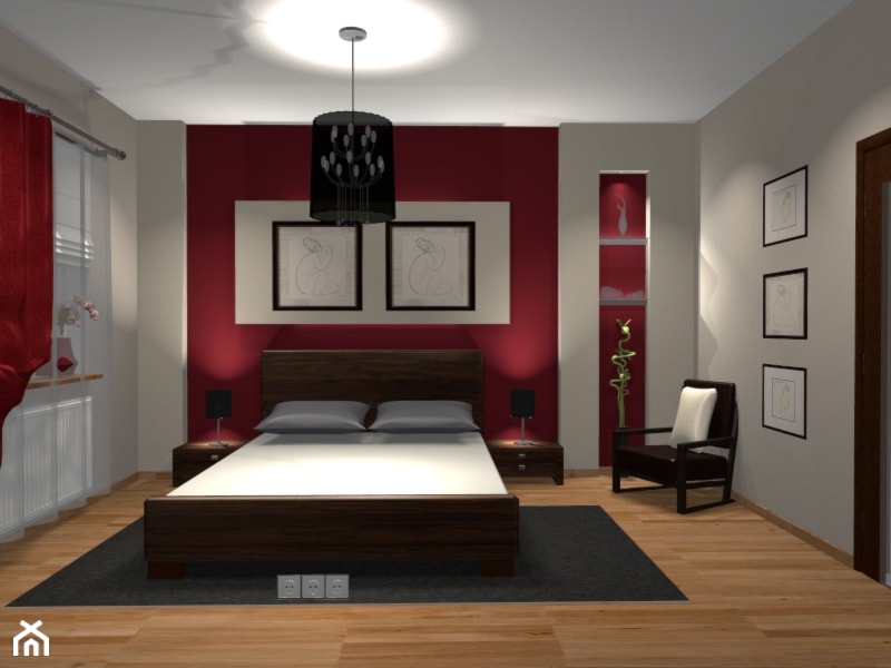 Mieszkanie prywatne - Sypialnia - zdjęcie od METAMORFOZA Projektowanie Wnętrz