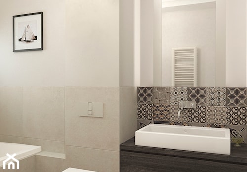 Projekt wnętrz mieszkania - Średnia łazienka, styl nowoczesny - zdjęcie od ARCHISSIMA