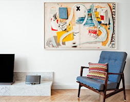 Mieszkanie w Śródmieściu - Mały biały salon - zdjęcie od Mięta Morris - Homebook