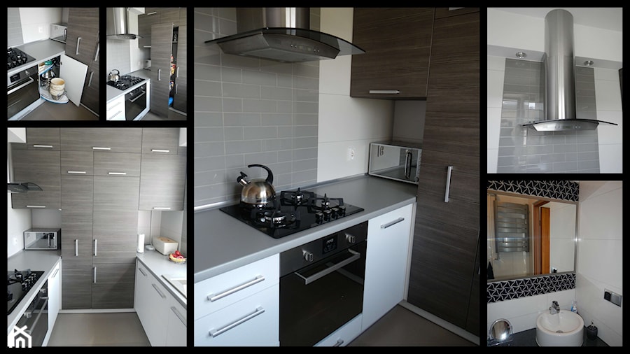 kuchnia+łazienka - zdjęcie od AMPaszkowska projektowanie wnętrz