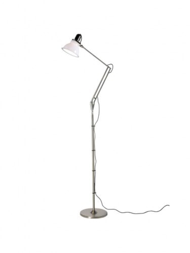 Biała Lampa podłogowa ANGLEPOISE 1228, proj. Kenneth Grange 1 800 zł, ploneres.pl - zdjęcie od Ploneres.pl