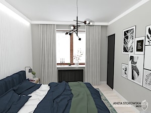 ŻOLIBORZ GREEN - Sypialnia - zdjęcie od WNĘTRZNOŚCI Projektowanie wnętrz Aneta Stokowska