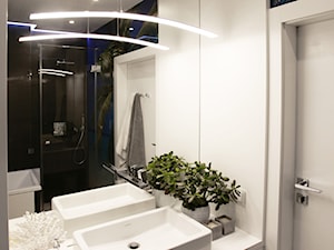 ŻOLIBORZ ARTYSTYCZNY mieszkanie 80m2 - Średnia na poddaszu bez okna łazienka, styl nowoczesny - zdjęcie od WNĘTRZNOŚCI Projektowanie wnętrz Aneta Stokowska