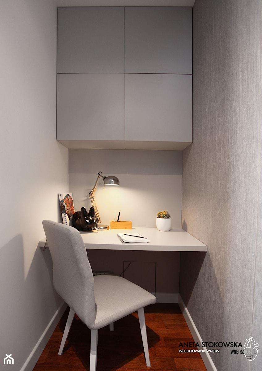 Biuro, styl nowoczesny - zdjęcie od WNĘTRZNOŚCI Projektowanie wnętrz Aneta Stokowska