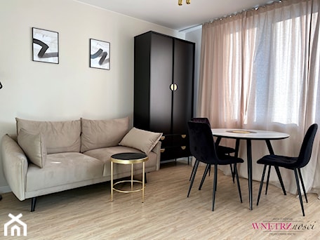 Aranżacje wnętrz - Salon: Kawalerka 25m2 METAMORFOZA - Salon, styl nowoczesny - WNĘTRZNOŚCI Projektowanie wnętrz Aneta Stokowska. Przeglądaj, dodawaj i zapisuj najlepsze zdjęcia, pomysły i inspiracje designerskie. W bazie mamy już prawie milion fotografii!