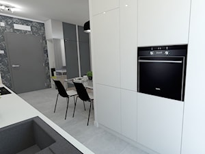 MIESZKANIE 49m2 - Kuchnia, styl nowoczesny - zdjęcie od WNĘTRZNOŚCI Projektowanie wnętrz Aneta Stokowska