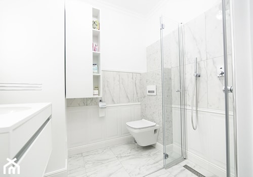 54 - Średnia łazienka, styl glamour - zdjęcie od MADA design