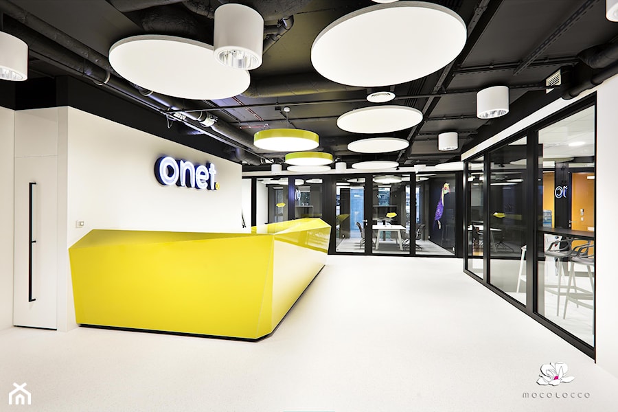Projekt wnętrz biurowych-Siedziba Onet.pl - Wnętrza publiczne - zdjęcie od mocolocco