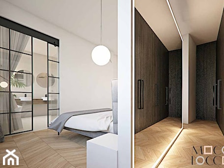 Aranżacje wnętrz - Garderoba: Apartament w Krakowie - Garderoba - mocolocco. Przeglądaj, dodawaj i zapisuj najlepsze zdjęcia, pomysły i inspiracje designerskie. W bazie mamy już prawie milion fotografii!