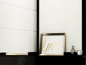 Metamorfoza łazienki i wc Błonie - Mała łazienka, styl glamour - zdjęcie od APkwadrat