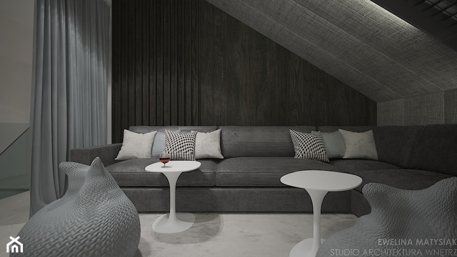 Space Gray - Domy, styl nowoczesny - zdjęcie od mgr sztuki arch. wnętrz Ewelina Matysiak