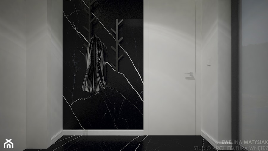 Space Gray - Hol / przedpokój, styl nowoczesny - zdjęcie od mgr sztuki arch. wnętrz Ewelina Bulińska