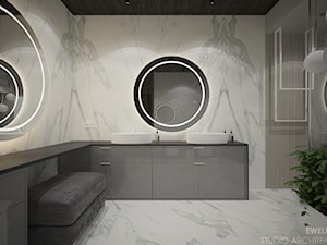 Space Gray - Łazienka, styl nowoczesny - zdjęcie od mgr sztuki arch. wnętrz Ewelina Bulińska