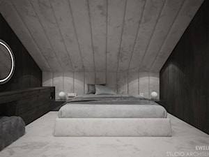Space Gray - Sypialnia, styl nowoczesny - zdjęcie od mgr sztuki arch. wnętrz Ewelina Bulińska