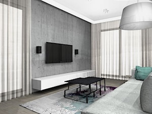 Atrium Park 65m2 - Salon, styl minimalistyczny - zdjęcie od Interno