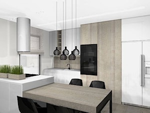 Apartament 75m2 - Kuchnia, styl minimalistyczny - zdjęcie od Interno