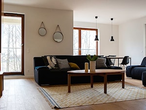 Apartament 160m2 - Salon, styl skandynawski - zdjęcie od Interno