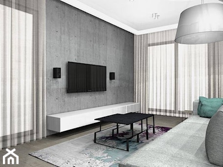 Aranżacje wnętrz - Salon: Apartament 75m2 - Salon, styl minimalistyczny - Interno. Przeglądaj, dodawaj i zapisuj najlepsze zdjęcia, pomysły i inspiracje designerskie. W bazie mamy już prawie milion fotografii!