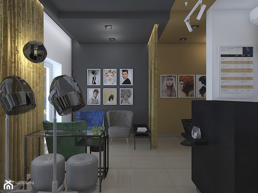 Salon fryzjerski - Wadowice - zdjęcie od Studio Architektury Wnętrz "rychtownia"